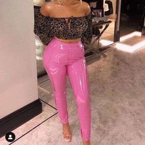 HOUSE OF CB Hot Pink Haridan Pants